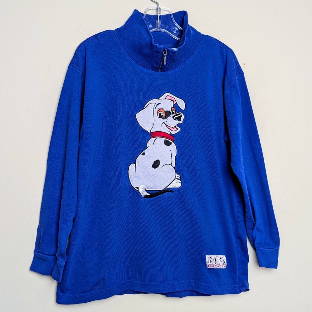 Vintage 101 Dalmatians Size 8/10 Long Sleeve Turtleneck Shirt Disney Store